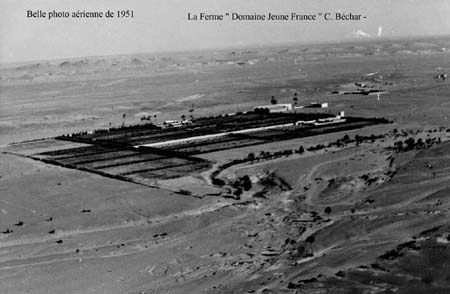Vue aérienne de la ferme